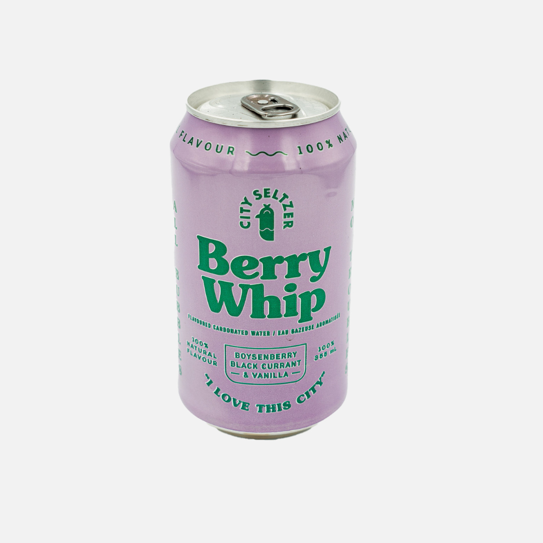 One can of Berry Whip City Seltzer
