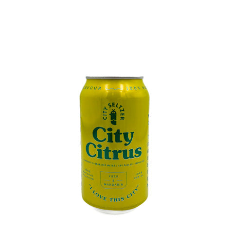 City Seltzer - City Citrus - 355mL