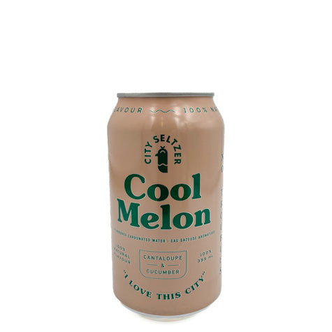 City Seltzer - Cool Melon - 355mL