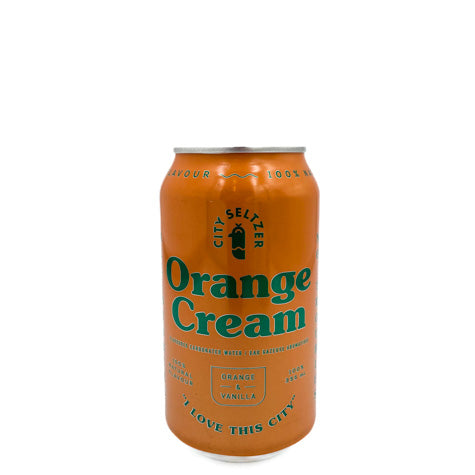 City Seltzer - Orange Cream - 355mL